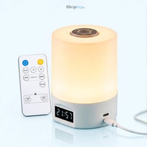 Smart Bedside Lamp with Digital Clock & Remote Control